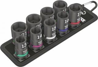 Wera Belt C Impaktor 1 Socket Set, gépi dugókulcs készlet 10 db, 1/2"