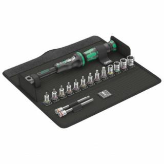 Wera Bicycle Set Torque 1 nyomatékkulcs irányváltóval kerékpár szereléshez 1/4" x 2.5-25 Nm