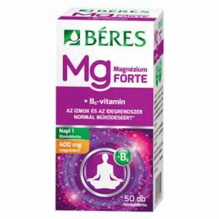 Béres Magnézium 400 mg+B6 Forte filmtabletta (50x)