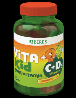Béres Vitakid C+D3 gumivitamin gumitabletta (50x)