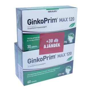 GinkoPrim Max 120 mg tabletta (60x+30x)