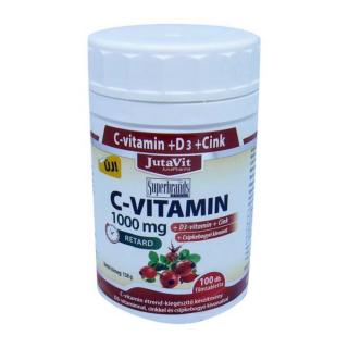 JutaVit C-vitamin 1000 mg Csipkeb.+D3 retard filmt (45x)