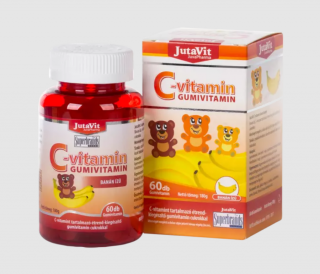 JutaVit C-vitamin  300mg gumivitamin Banán (60x)