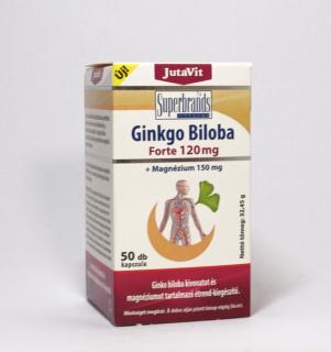 JutaVit Ginkgo Biloba Forte 120mg+Mg 150mg kapszul (50x)
