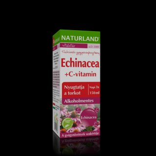 Naturland Echinacea + C-vitamin alkoholmentes (150ml)