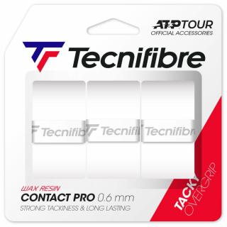 Tecnifibre Pro Contact fehér (3 db) fedőgrip