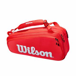 Wilson Super Tour 6PK piros ütőtáska