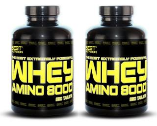 Best Nutrition Amino Whey 8000 - 500 tbl. + 500 tbl. (500 tbl. + 500 tbl.) - Best Nutrition