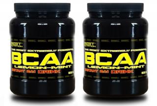 Best Nutrition BCAA Instant Drink - 300 g + 300 g (Citrom + menta) - Best Nutrition