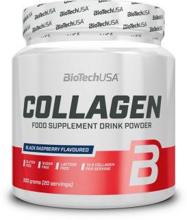 Biotech USA Collagen - 300 g (Fekete Málna) - Biotech USA