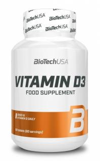 Biotech USA Vitamin D3 tbl. (120 tabletta) - Biotech USA