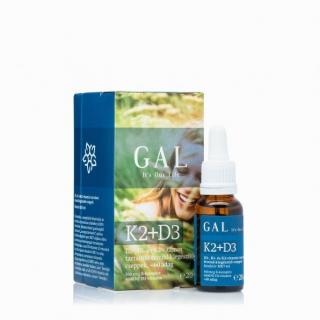 GAL K2+D3 - vitamin cseppek - 20ml (20 ml) - GAL