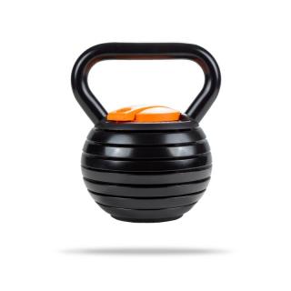 GymBeam Állítható kettlebell 4,5–18 kg (Fekete) - Gymbeam
