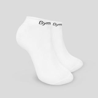 GymBeam Ankle Socks 3Pack White zokni - fehér (XL/XXL) - GymBeam Clothing