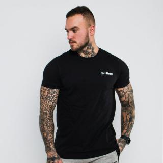 GymBeam Basic Black póló - fekete (XXL) - GymBeam Clothing