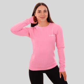 GymBeam Basic rózsaszín női pulóver - rózsaszín (L) - GymBeam Clothing