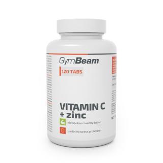 GymBeam C-vitamin + cink  - 120 tabl. (120 tabl.) - Gymbeam