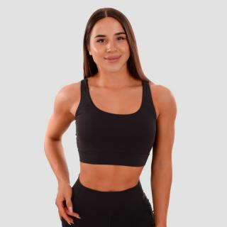 GymBeam Cut Out fekete sportmelltartó - fekete (L) - GymBeam Clothing