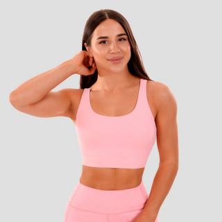 GymBeam Cut Out rózsaszín sportmelltartó - rózsaszín (XL) - GymBeam Clothing