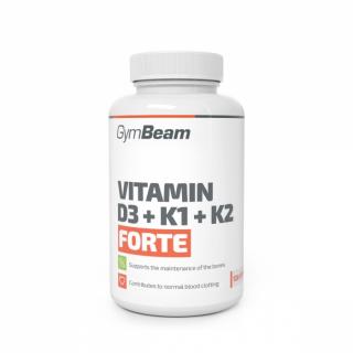 GymBeam D3+K1+K2 Forte vitamin - 120 kapsz. (120 kapsz.) - Gymbeam