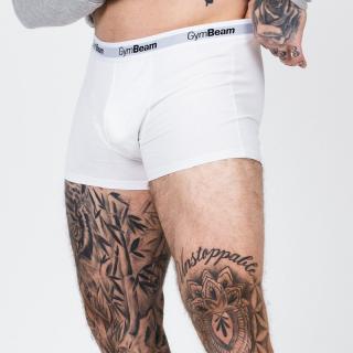 GymBeam Essentials 3Pack fehér boxeralsó - fehér - GymBeam Clothing