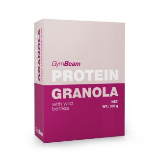 GymBeam Fehérjés granola erdei gyümölcsökkel - 300 g - Gymbeam