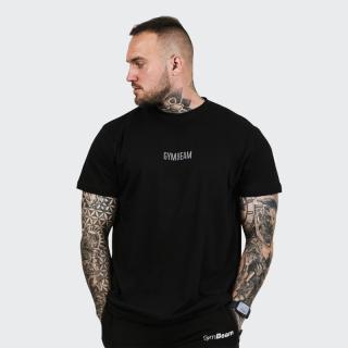 GymBeam FIT Black póló - fekete (M) - GymBeam Clothing