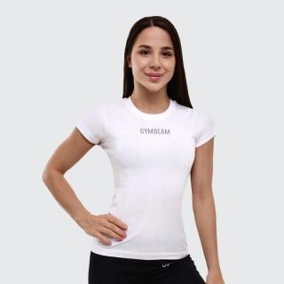 GymBeam FIT fehér női póló - fehér (M) - GymBeam Clothing