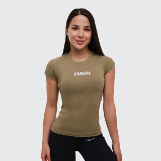 GymBeam FIT Olive női póló - zöld - GymBeam Clothing