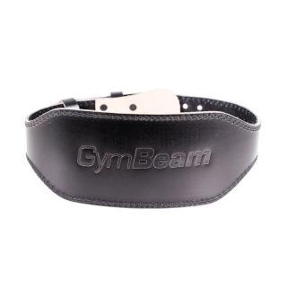 GymBeam Full Leather fekete edzőöv (M) - Gymbeam