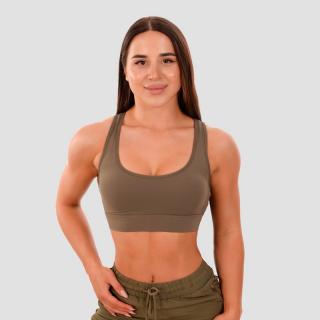GymBeam Mesh Panel zöld sportmelltartó - olive (XL) - GymBeam Clothing