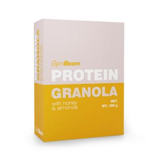 GymBeam Mézes-mandulás fehérjés granola - 300 g - Gymbeam