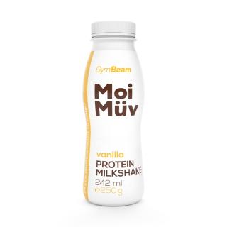 GymBeam MoiMüv Protein Milkshake - 242 ml (vanília) - Gymbeam