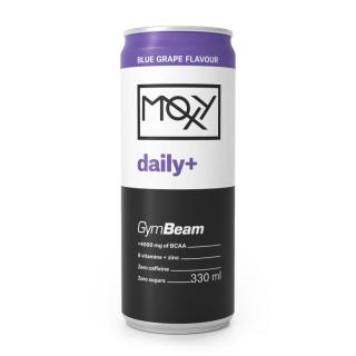 GymBeam MOXY daily+ 330 ml kékszőlő (24 x 330 ml) - Gymbeam