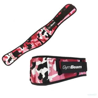 GymBeam Pink Camo női fitnesz öv (L) - Gymbeam