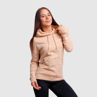 GymBeam PRO Hoodie Sand női pulóver - homok - GymBeam Clothing