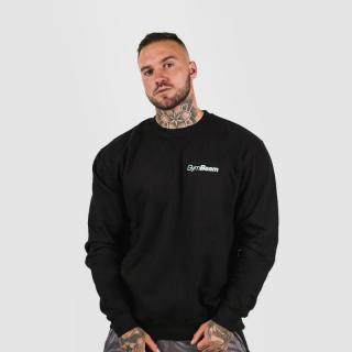 GymBeam PRO Jumper Black pulóver - fekete (XXL) - GymBeam Clothing