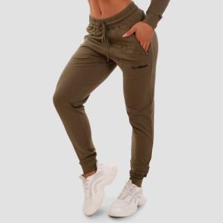 GymBeam TRN zöld női melegítőnadrág - olive (XL) - GymBeam Clothing