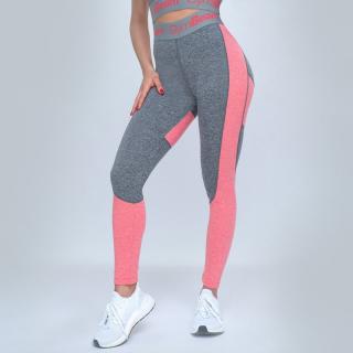 GymBeam Ultrafit Heather Pink női leggings - rózsaszín (L) - GymBeam Clothing