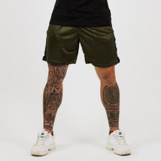 GymBeam Vertical Military Green rövidnadrág - military green (M) - GymBeam Clothing