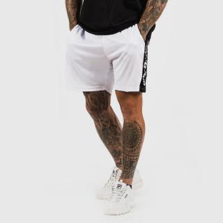 GymBeam Vertical White rövidnadrág - fehér (XL) - GymBeam Clothing