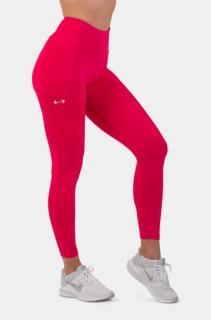 NEBBIA Active leggings magas derékkal és oldalzsebbel 402 - Rózsaszín (XS) - NEBBIA