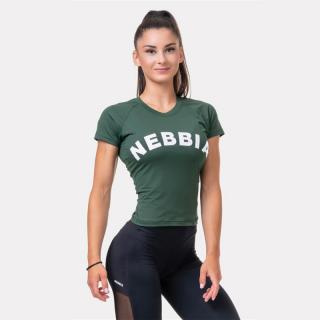 Nebbia Classic HERO Női Póló 576 - Dark Green (L) - NEBBIA