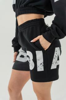 Nebbia Cotton gym rövidnadrág 6″ MUSCLE MOMMY 624 - black (L) - NEBBIA