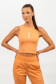 Nebbia Cropped Tank Top CONFIDENCE 476 - orange (L) - NEBBIA