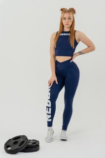 Nebbia Cropped tank top GYM THERAPY 618 - dark blue (L) - NEBBIA
