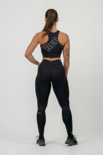 Nebbia FIT Activewear leggings magas derékkal 443 - FEKETE (S) - NEBBIA