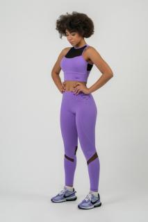 Nebbia FIT Activewear leggings magas derékkal 443 - LILA (L) - NEBBIA