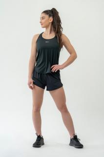 Nebbia FIT Activewear póló Airy fényvisszaverő logóval 439 - FEKETE (S) - NEBBIA