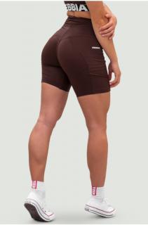 Nebbia Fit &amp; Smart Biker rövidnadrág
 575 - dark brown (XS) - NEBBIA